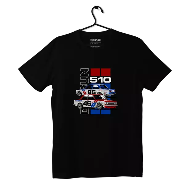 Black T-shirt DATSUN 510 BRE