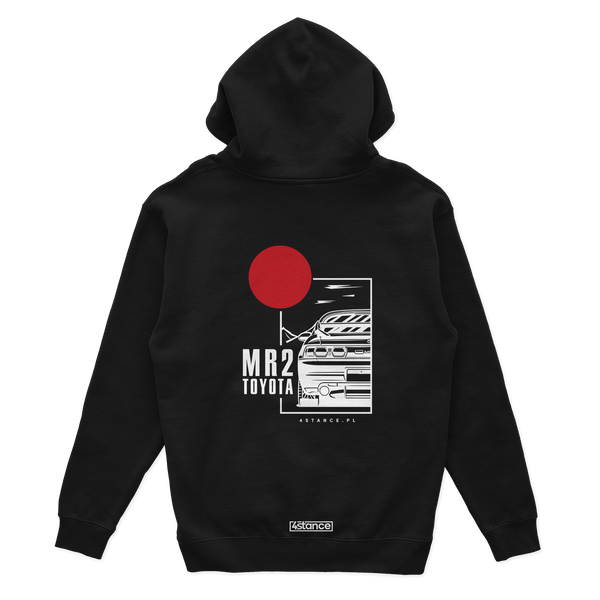 Black TOYOTA MR2 hoodie