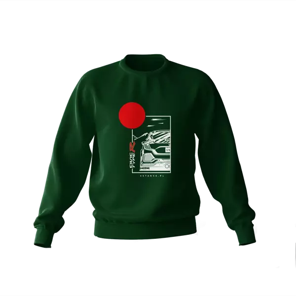 Honda Civic Type R sweatshirt green