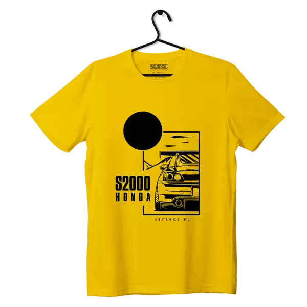 Honda S2000 T-shirt yellow