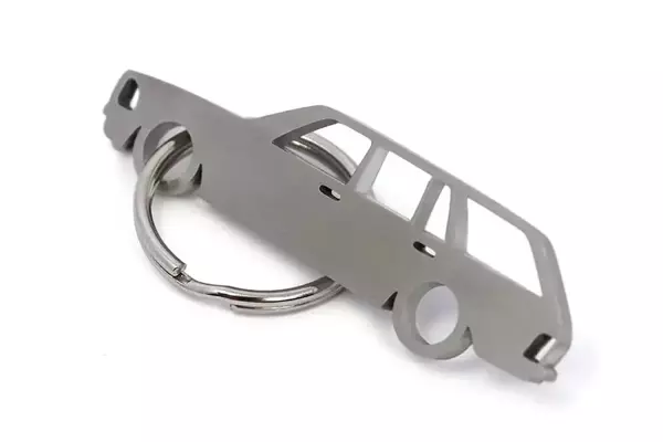 Mercedes-Benz E W123 station wagon stainless steel key ring