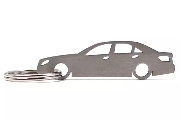 Mercedes-Benz E W212 stainless steel key ring