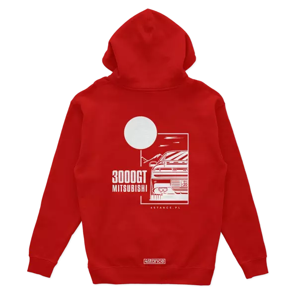 Mitsubishi 3000GT hoodie red