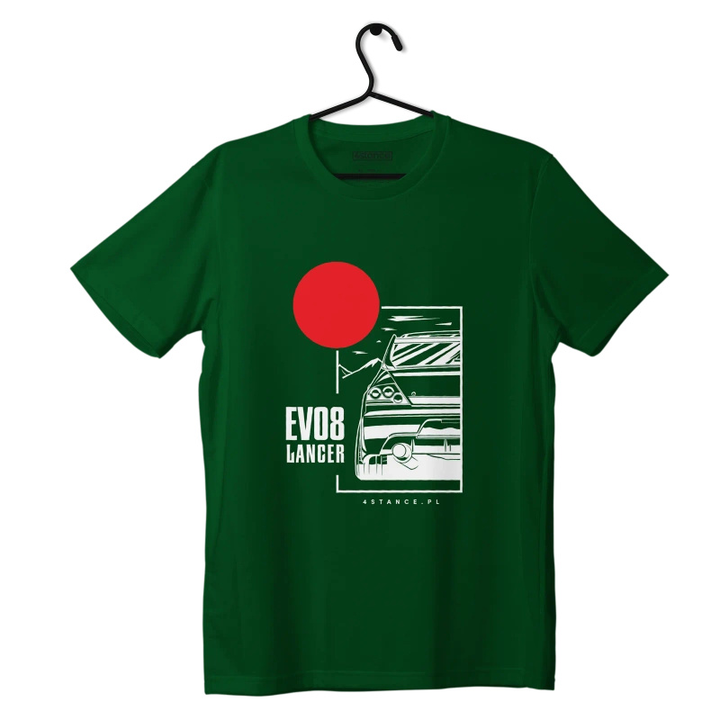 Mitsubishi Lancer EVO8 JDM T-shirt green