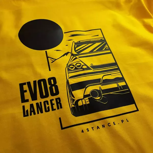 Mitsubishi Lancer Evo 8 sweatshirt yellow