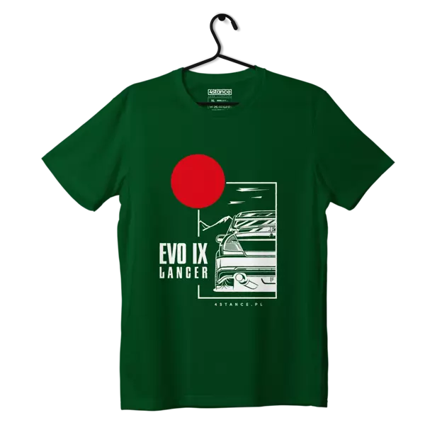 Mitsubishi Lancer Evo IX T-shirt green