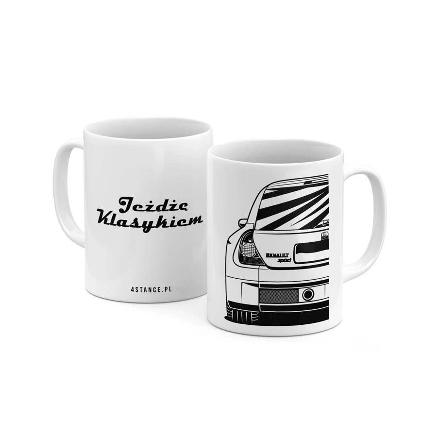 Mug for a Renault Clio V6 Fan I Drive a Classic