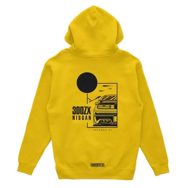 Nissan 300ZX hoodie yellow