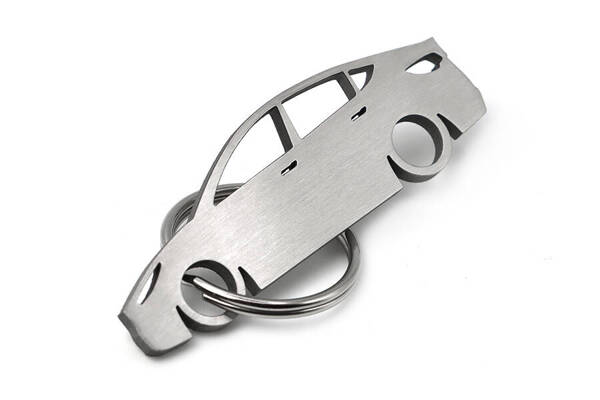 Stainless steel Tesla Model Y key ring