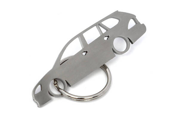 Stainless steel VW Golf MK5 station wagon key ring