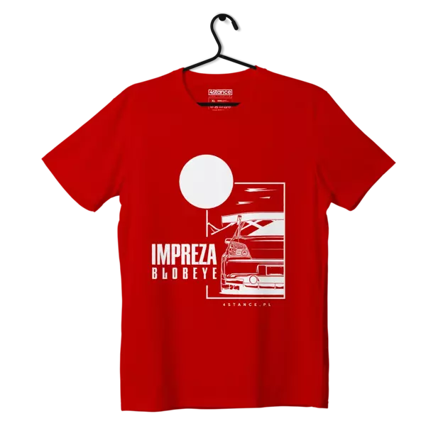 Subaru Impreza T-shirt Blobeye red