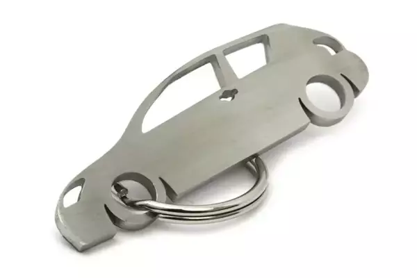 Toyota Corolla E12 3d stainless steel key ring