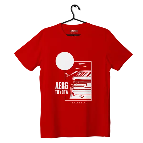 Toyota T-shirt AE86 red