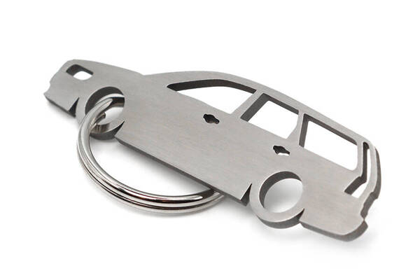 Volvo V50 stainless steel key ring