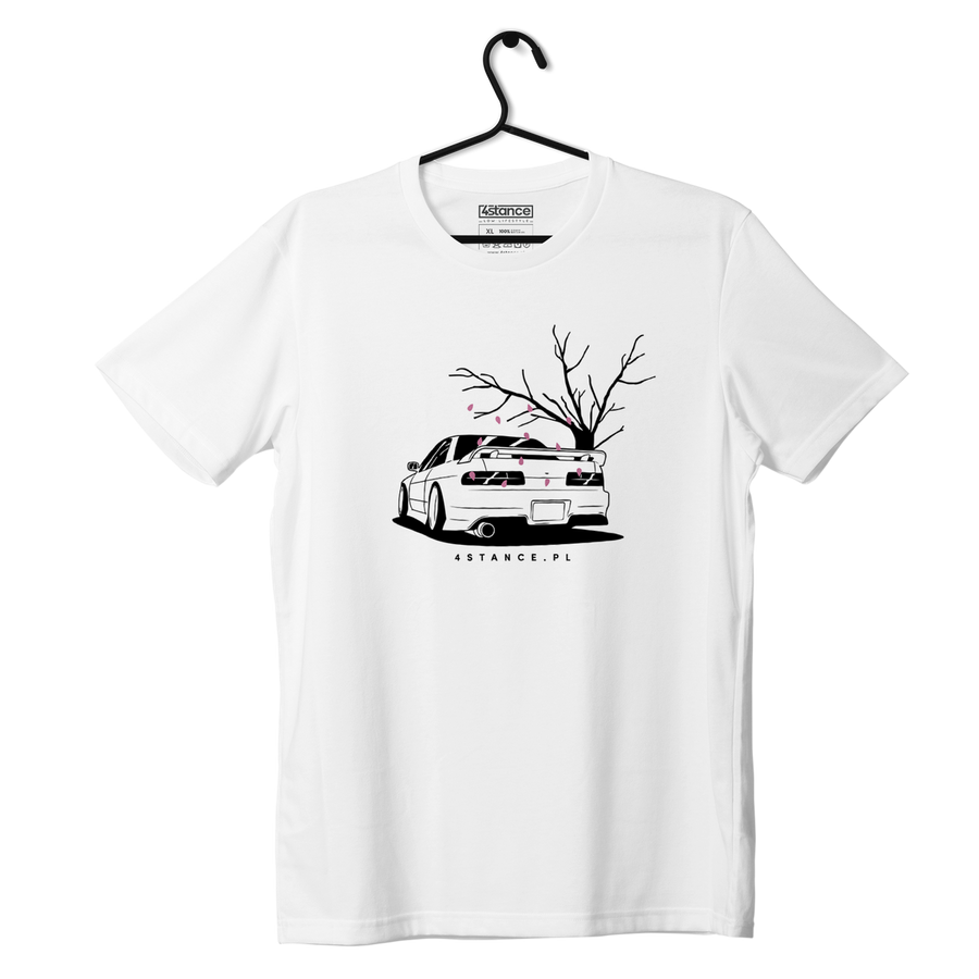 White T-shirt NISSAN SILVIA S13 JAPAN