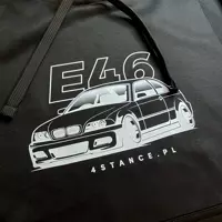 BMW E46 front hoodie black