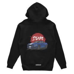 Black FORD MUSTANG SUN hoodie