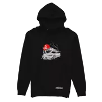 Black Honda Civic EG6 Pandem hoodie