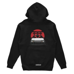 Black hooded sweatshirt TOYOTA AE86 TORI