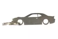 Dodge Challenger stainless steel key ring