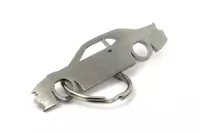 Dodge Challenger stainless steel key ring