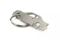 Dodge Challenger stainless steel key ring