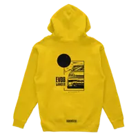 Mitsubishi Lancer EVO 8 hoodie yellow