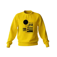 Mitsubishi Lancer Evo 8 sweatshirt yellow