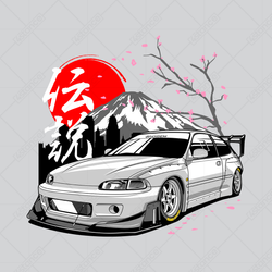 Mug for a Honda Civic V EG6 Pandem JDM fan