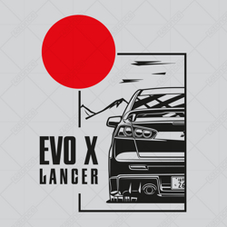 Mug for a Mitsubishi Lancer EVO X JDM fan