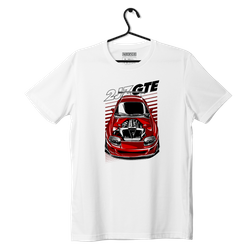 White T-shirt T-shirt Toyota Supra mk4 2JZ