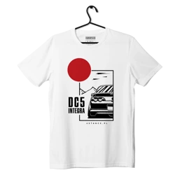 WhiteT-shirt HONDA INTEGRA DC5 JDM