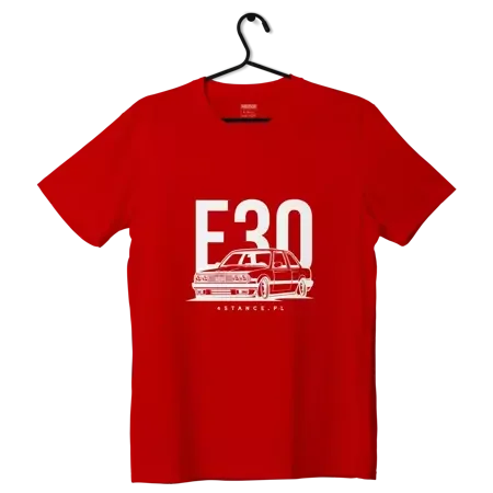 BMW E30 Klassiker T-Shirt Rot