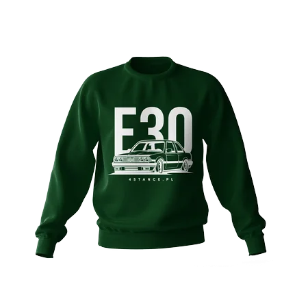 BMW E30 klassisches grünes Sweatshirt