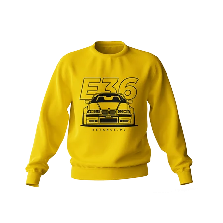 BMW E36 Gelbes Sweatshirt