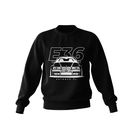 BMW E36 Sweatshirt schwarz