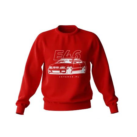 BMW E46 Rotes Sweatshirt