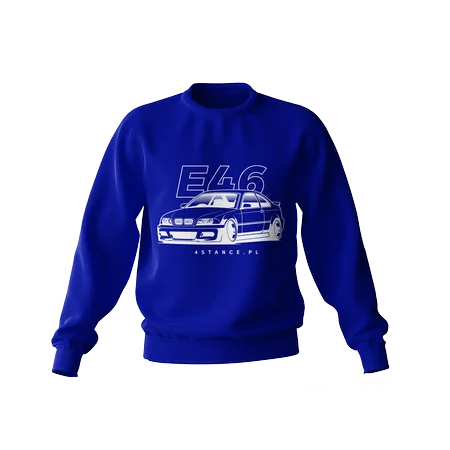 BMW E46 Sweatshirt blau