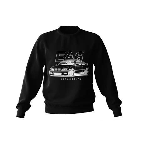 BMW E46 Sweatshirt schwarz