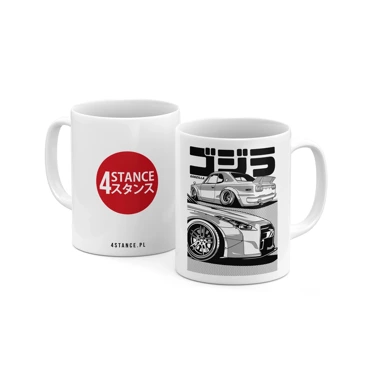 Becher für einen Nissan Skyline GTR GOJIRA Fan