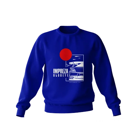 Blobeye blaues Party-Sweatshirt