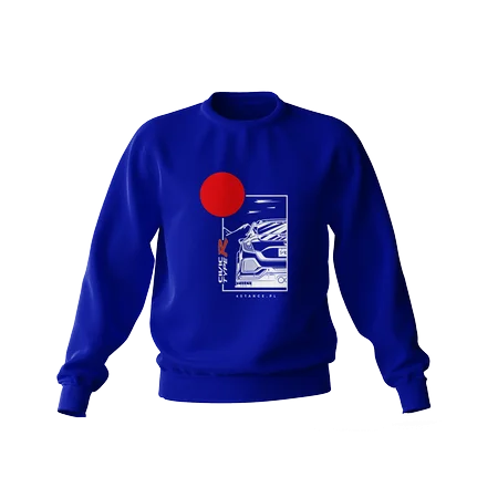 Honda Civic Type R Sweatshirt blau