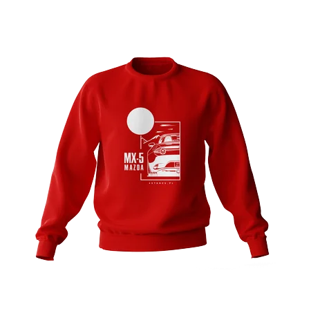 Mazda MX-5 rot Sweatshirt