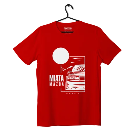 Mazda Miata T-shirt mit Dach rot