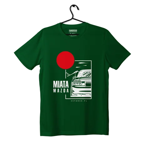 Mazda Miata T-shirt mit grünem Dach