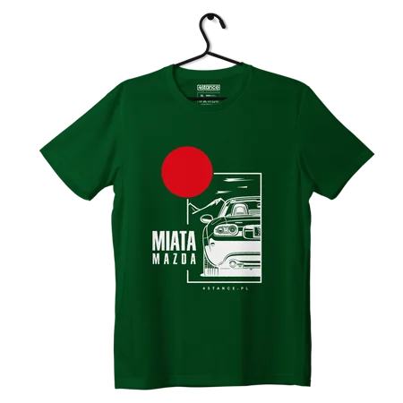 Mazda Miata grünes T-shirt