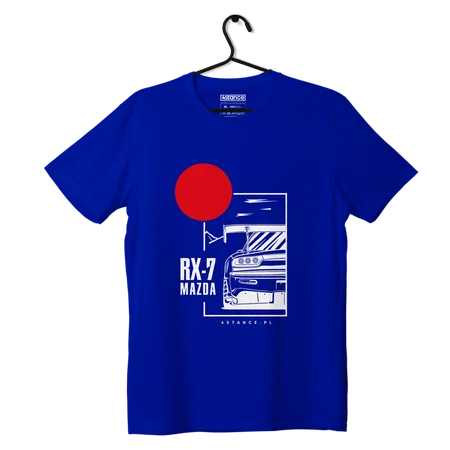 Mazda RX-7 T-shirt blau