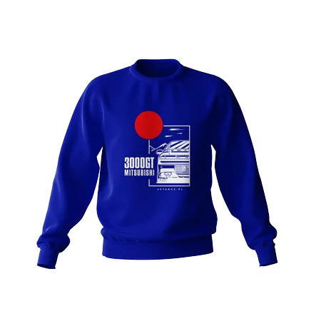 Mitsubishi 3000GT Sweatshirt blau