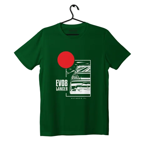 Mitsubishi Lancer EVO8 JDM T-shirt grün