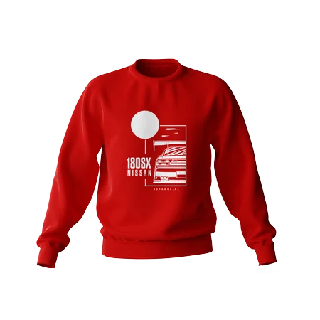 Nissan 180SX JDM Sweatshirt rot